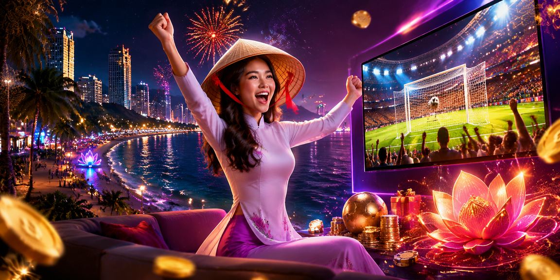 Người dùng đội nón lá tại Nha Trang theo dõi giải esports và kiểm tra giải thưởng cá cược trực tuyến